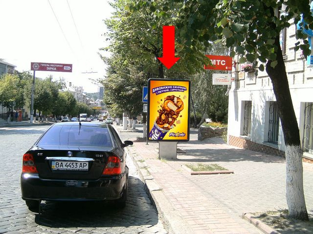 Сітілайт 1.2x1.8,  Б. Перспективная ул. (бывш. Маркса ул.) / Гагарина ул., возле магазина "Хутро люкс"