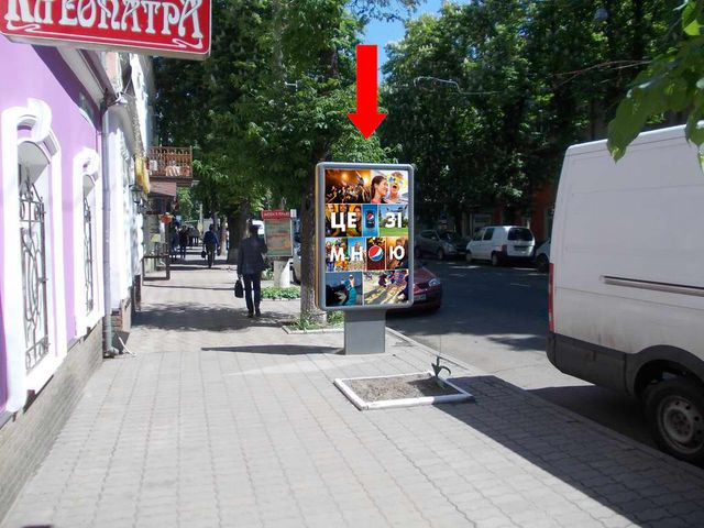 Сітілайт 1.2x1.8,  Петропавловская ул., 56, напротив Банковской академии