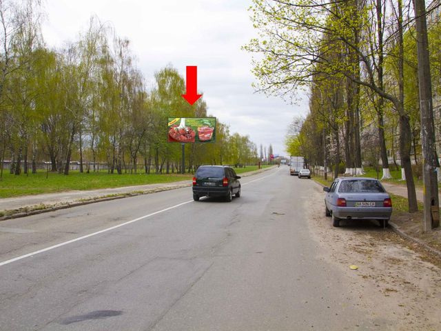 Щит 6x3,  Семьи Сосниных ул., 12 в сторону пр. Курбаса