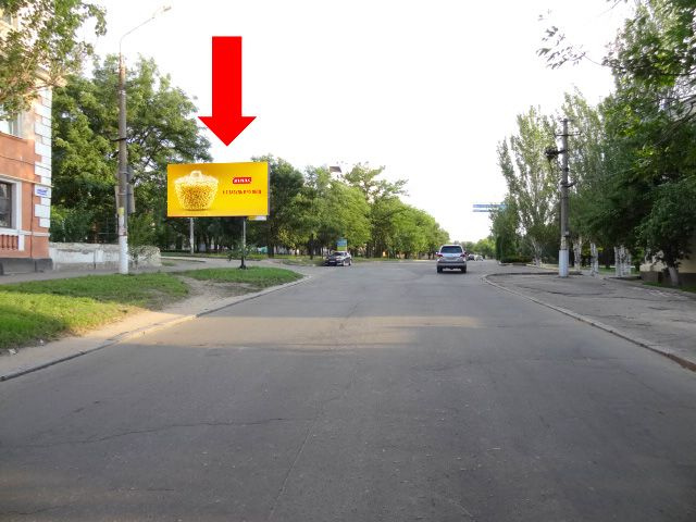 Щит 6x3,  Богоявленский пр. (бывш. Октябрьский пр.) / Ольшанцов ул., из центра