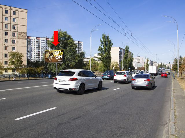 Призма 6x3,  Героев Сталинграда пр., 9, напротив супермаркета "Антошка", в сторону ул. Тимошенко