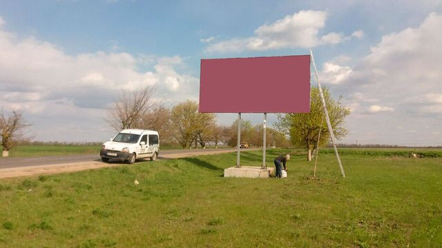 Щит 6x3,  п. Кринички, выезд на Николаев