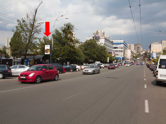 Сітілайт 1.2x1.8,  Петлюры ул., 25, возле автостанции "Киев", в сторону центра