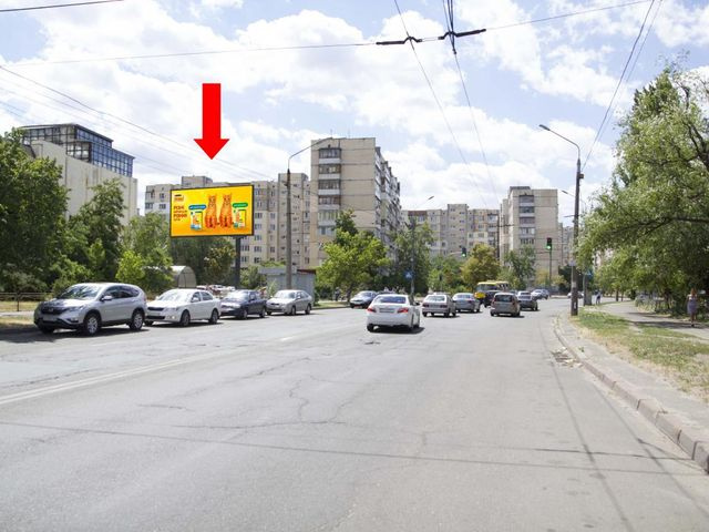 Щит 6x3,  Героев Сталинграда пр., 58 в сторону ул. Героев Днепра