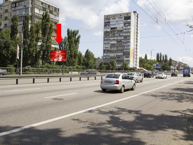 Щит 6x3,  Победы пр., 116/1 - бул. Вернадского, в центр