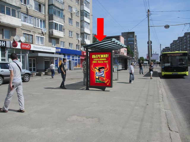 Сітілайт 1.2x1.8,  Любинская ул., 102, ост. ул. Караджича