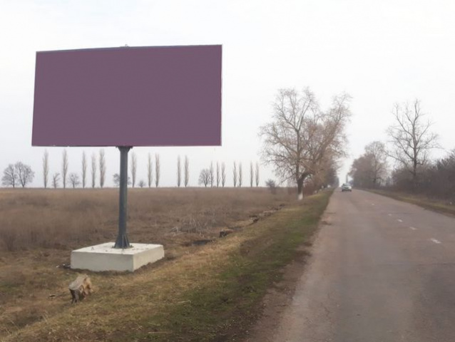 Щит 6x3,  пгт Ольшанка, в сторону Добровеличковки