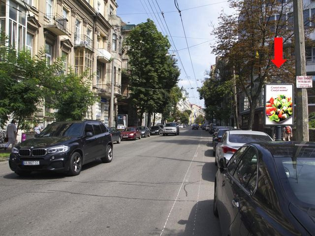 Сітілайт 1.2x1.8,  Б. Житомирская ул., 33, в сторону ул. Крещатик