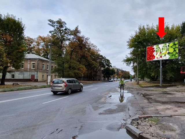 Щит 6x3,  Тюринская ул. - Байкальская ул., в сторону рынка "Барабашово"