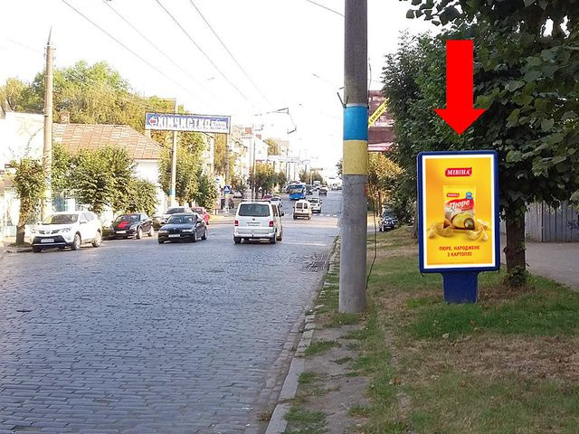 Сітілайт 1.2x1.8,  Главная ул., 120, напротив магазина "Захид", из центра