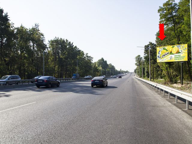 Щит 6x3,  Палладина пр., перед жд мостом, в сторону ст.м. "Академгородок", пр. Победы