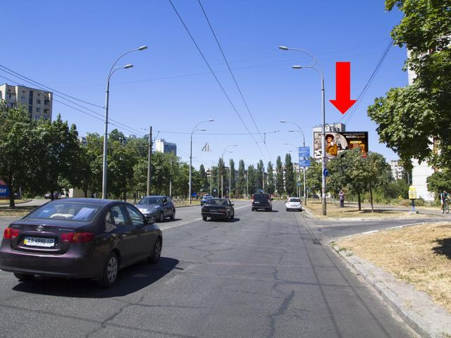 Щит 6x3,  Гайдай ул., 10, в сторону ул. Героев Днепра