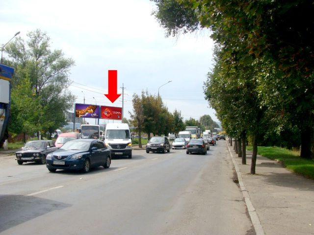 Щит 6x3,  Калиновская ул. / Хотинская ул., транспортная развязка, правый, в центр