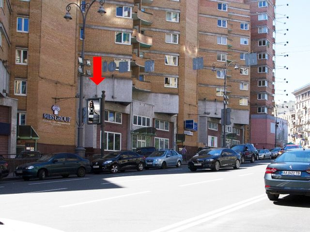 Сітілайт 1.2x1.8,  Б. Васильковская ул. (бывш. Красноармейская ул.), 9/2, напротив "Арена сити"