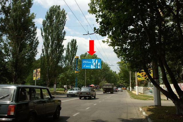 Щит 6x3,  Кулика ул. / Ушакова пр., гусь, над дорогой