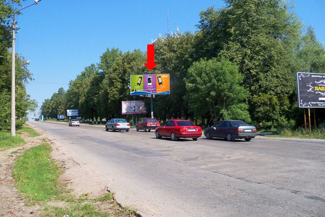 Щит 6x3,  Калушское шоссе / Галицкая ул., возле радиозавода "Карпаты"