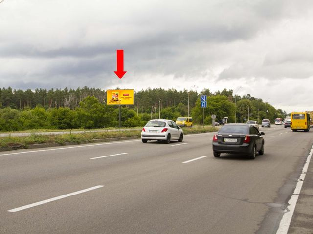 Щит 6x3,  Броварской пр., возле магазина "Flagman", из центра