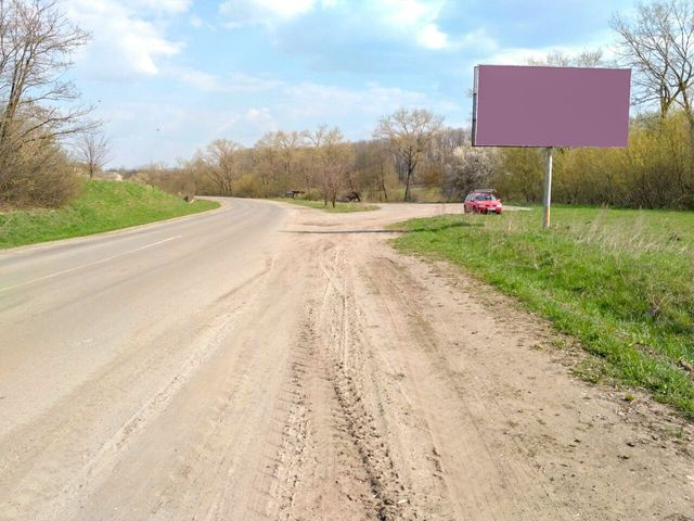 Щит 6x3,  въезд со стороны Бучачи