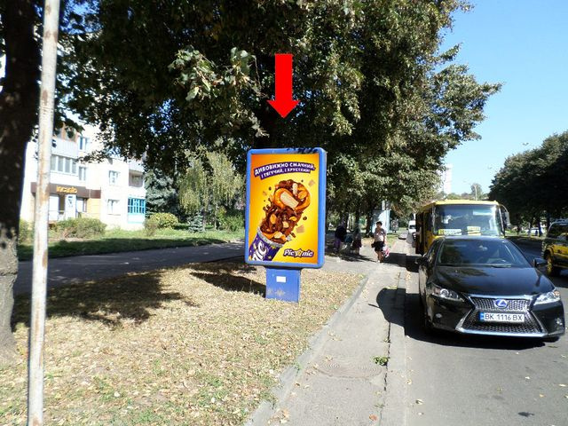 Сітілайт 1.2x1.8,  Мицкевича ул., 3, в сторону Кавказской ул.