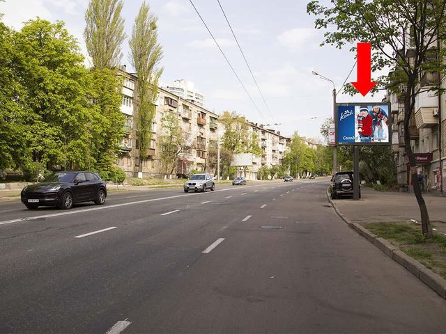 Скролл 3.14x2.3,  Бойчука ул. (бывш. Киквидзе ул.), 23, в сторону бул. Л. Украинки и Дружбы Народов, в центр
