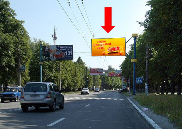 Щит 6x3,  Пугачева ул.  (бывш. Московская ул.), возле Воинской части