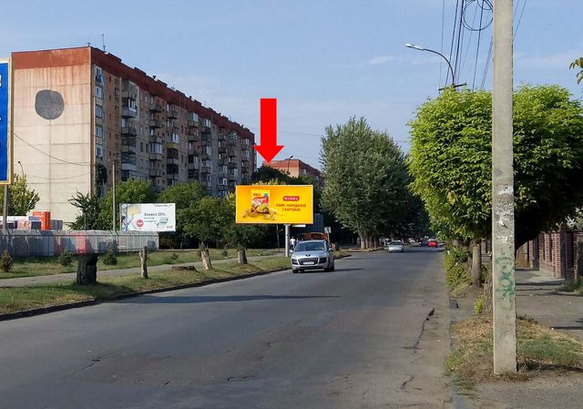 Щит 6x3, Капушанская ул., 149 / ул. Достоевского, к супермаркету "Велмарт", из центра Щит 6x3, Капушанская ул., 149 / ул. Достоевского, к супермаркету "Велмарт", из центра