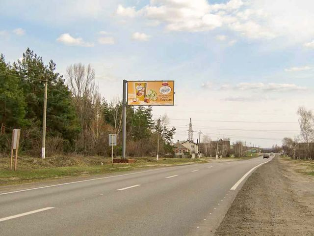 Щит 6x3,  пгт Солоницевка, Сумской шлях ул., напротив д. 339, въезд в город