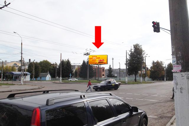 Щит 6x3, Витрука ул. / ул. Циолковского, Полевая пл., возле ночного клуба "Марио" Щит 6x3, Витрука ул. / ул. Циолковского, Полевая пл., возле ночного клуба "Марио"