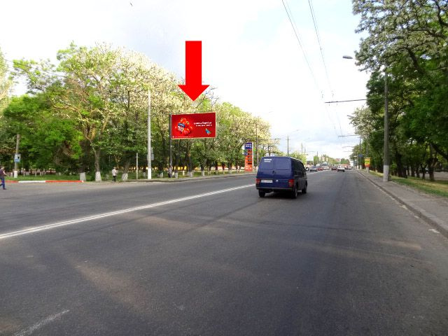 Щит 6x3,  Героев Сталинграда пр., 9Д, возле супермаркета "Metro", АЗС "Formula", в центр