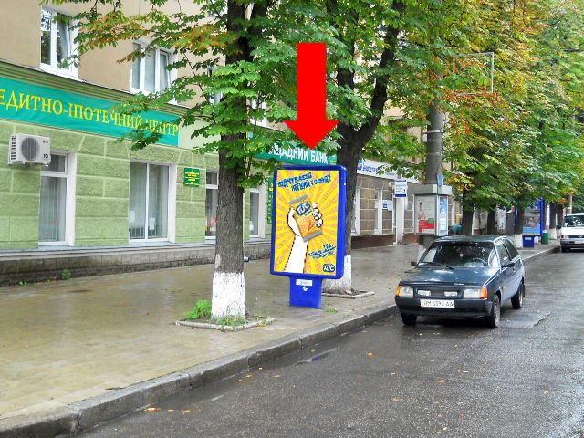 Сітілайт 1.2x1.8,  Петропавловская ул., 53, возле "Ощадбанка"