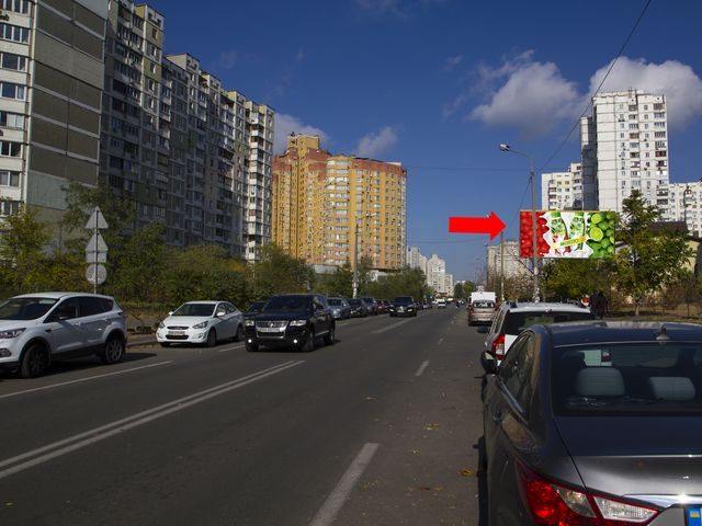 Щит 6x3,  Руденко ул. 7, в сторону пр. Бажана