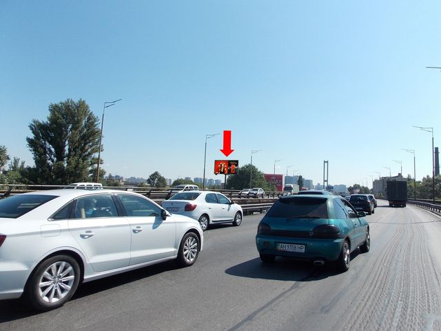 Щит 6x3,  Южный мост, в сторону пр. Бажана