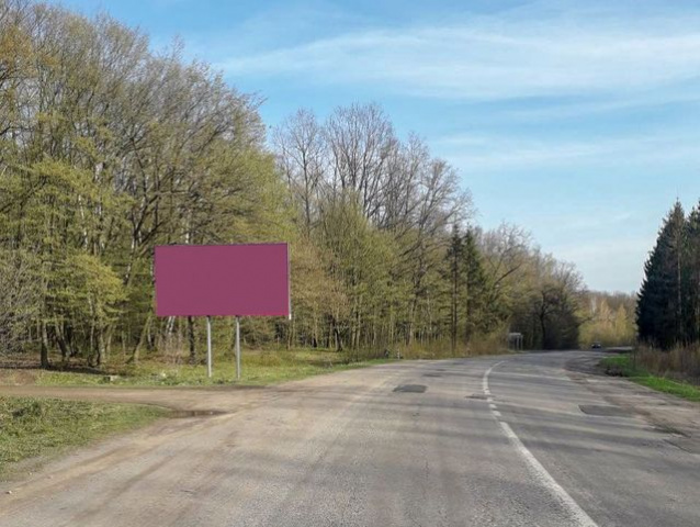 Щит 6x3,  выезд из города