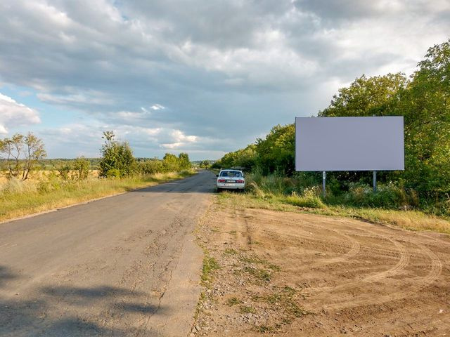Щит 6x3,  пгт Виньковцы, въезд в город
