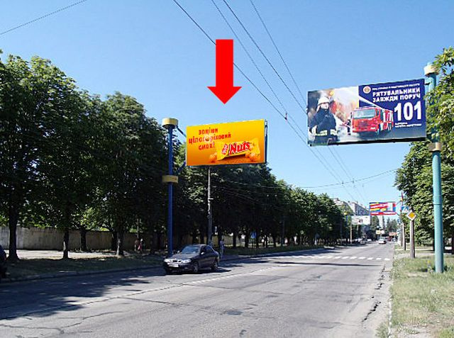 Щит 6x3,  Пугачева ул.  (бывш. Московская ул.), возле Воинской части
