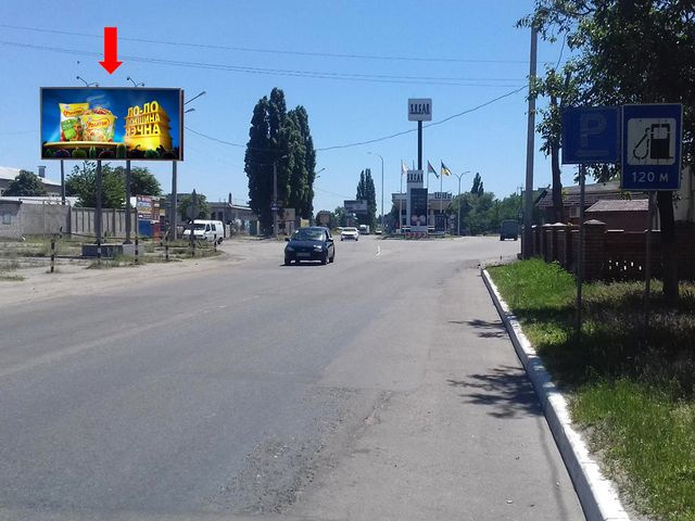 Щит 6x3,  Киевская ул., въезд со стороны Киева