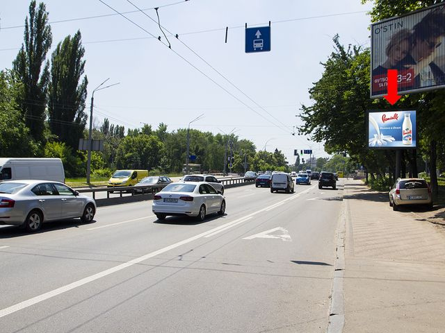Скролл 3.14x2.3,  Телиги ул., 33/2 - ул. Ольжича, на светофоре, в сторону ст. м. «Шулявская»
