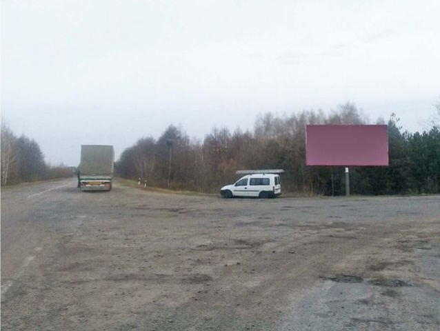 Щит 6x3,  пгт Ратно, выезд в сторону Горняки