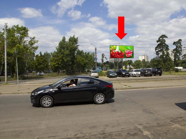 Щит 6x3,  Попудренка ул. - Магнитогорская ул., в сторону ст.м. "Лесная"