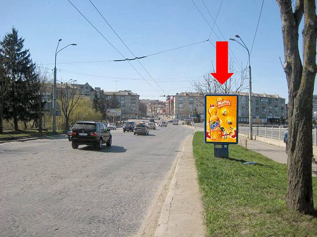 Сітілайт 1.2x1.8,  Русская ул., возле парка "Топильче", дамба, из центра