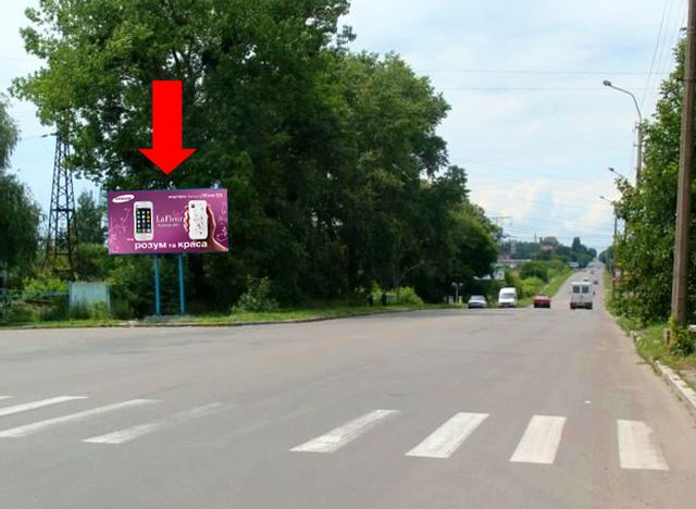 Щит 6x3, Мельничная ул., 13, 600 м. до автосалона "Богдан-Авто", из центра Щит 6x3, Мельничная ул., 13, 600 м. до автосалона "Богдан-Авто", из центра