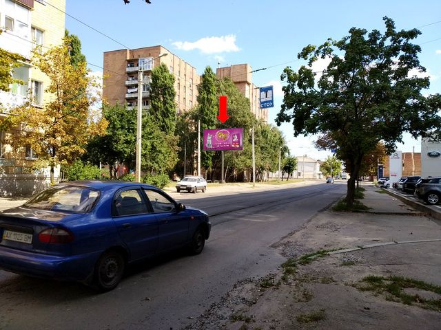 Щит 6x3,  Б. Панасовская ул., 34, район Центрального рынка, в центр