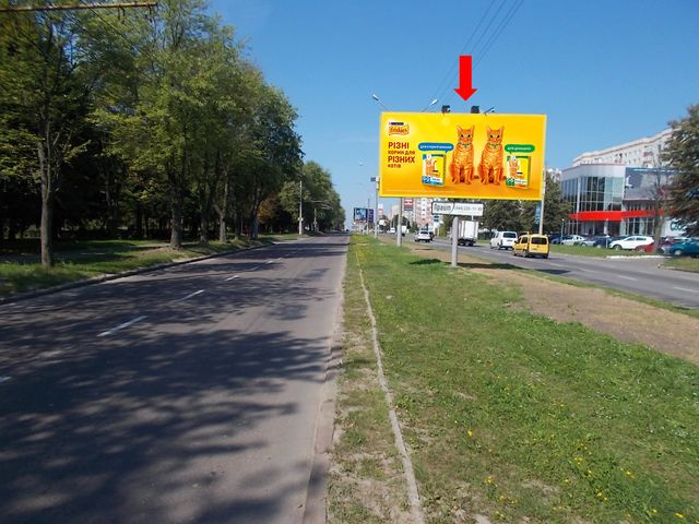 Призма 6x3,  Научная ул., 3, разделитель, в сторону Кульпарковской ул. , ТРЦ "Victoria Gardens"