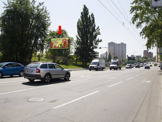 Щит 6x3,  Науки пр, 52 - ул. Ракетная, в сторону Столичного шоссе