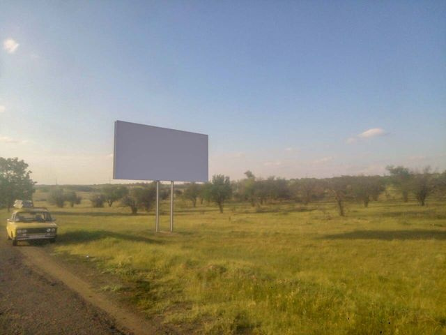 Щит 6x3,  пгт Суворово, выезд из города