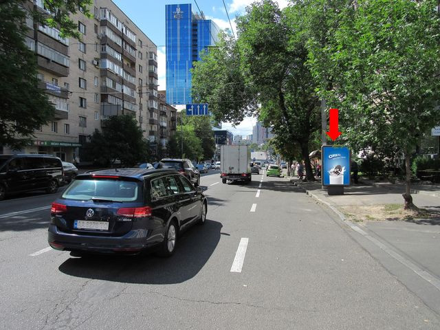 Сітілайт 1.2x1.8,  Толстого ул. 22, в сторону ул. Жилянской