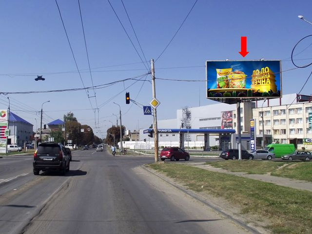 Щит 6x3, Дубновская ул., 47 / Карпенка-Карого ул., возле АЗС "Amic", "Укрнафта", в центр Щит 6x3, Дубновская ул., 47 / Карпенка-Карого ул., возле АЗС "Amic", "Укрнафта", в центр