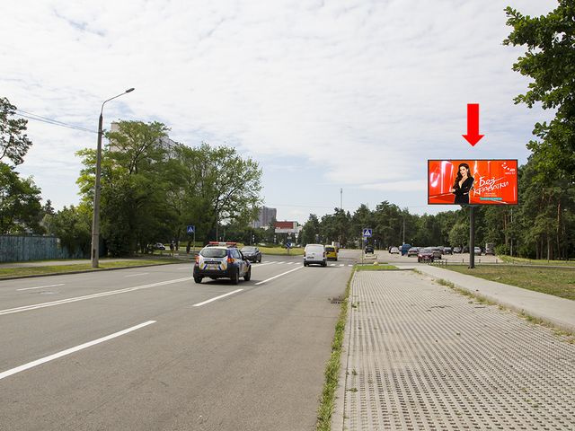 Щит 6x3,  Жмаченка ул., 9, в сторону сторону Броварского пр.