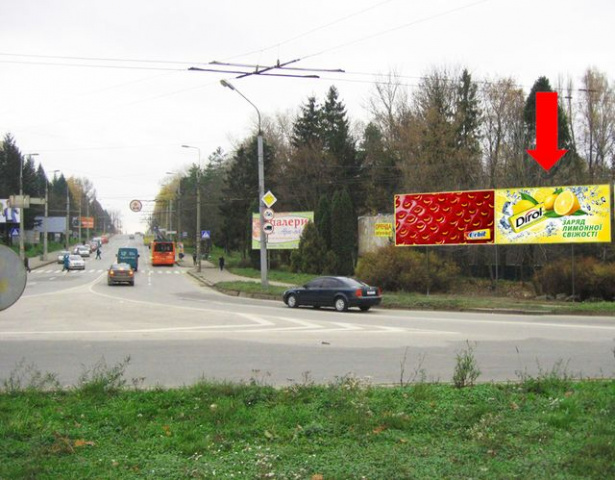Щит 6x3,  Бандеры пр. / Протасевича ул. / Збаражское кольцо, правая