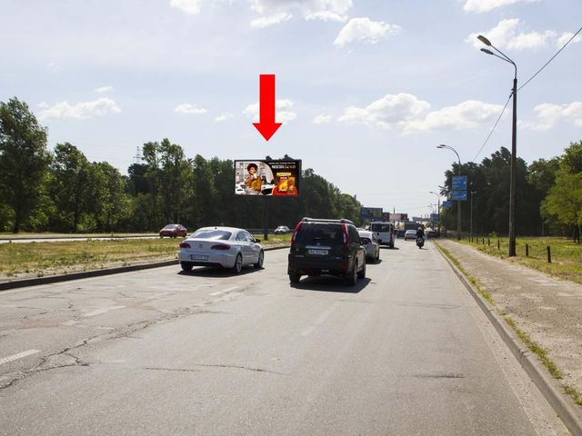 Призма 6x3,  Богатирская ул., 3д, разделитель, в сторону пр. Бандеры, супермаркетов "Фоззи", "Ашан"